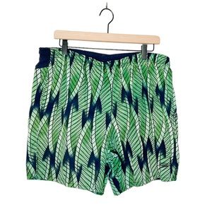 Vintage Speedo Mens 90's Tropical Palm Print Swim Trunks Medium M